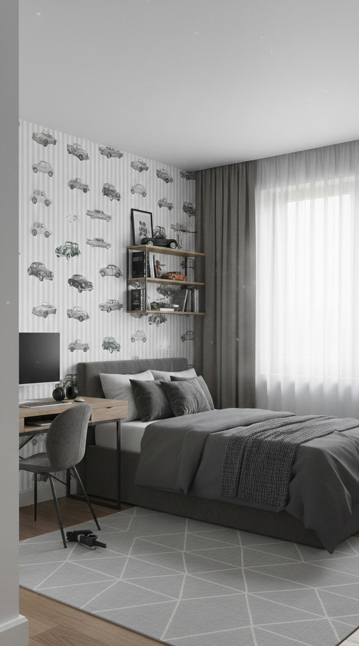 Papel pintado VINTAGE CARS