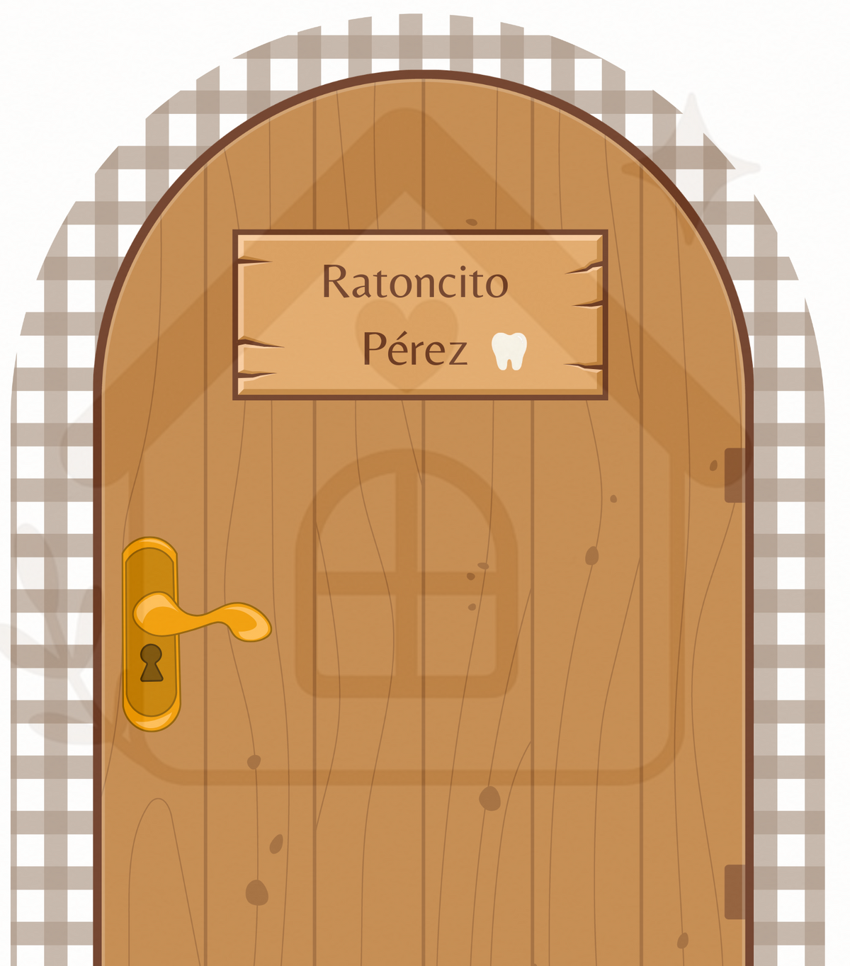 Vinilo PUERTA RATONCITO PÉREZ VICHY