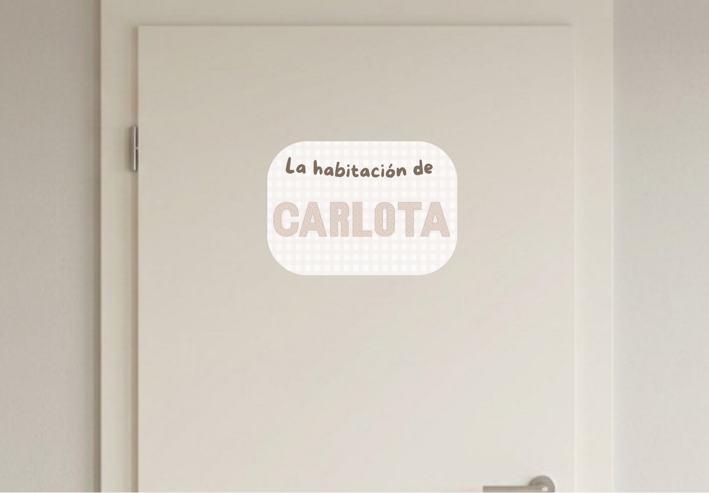 Vinilo puerta personalizado