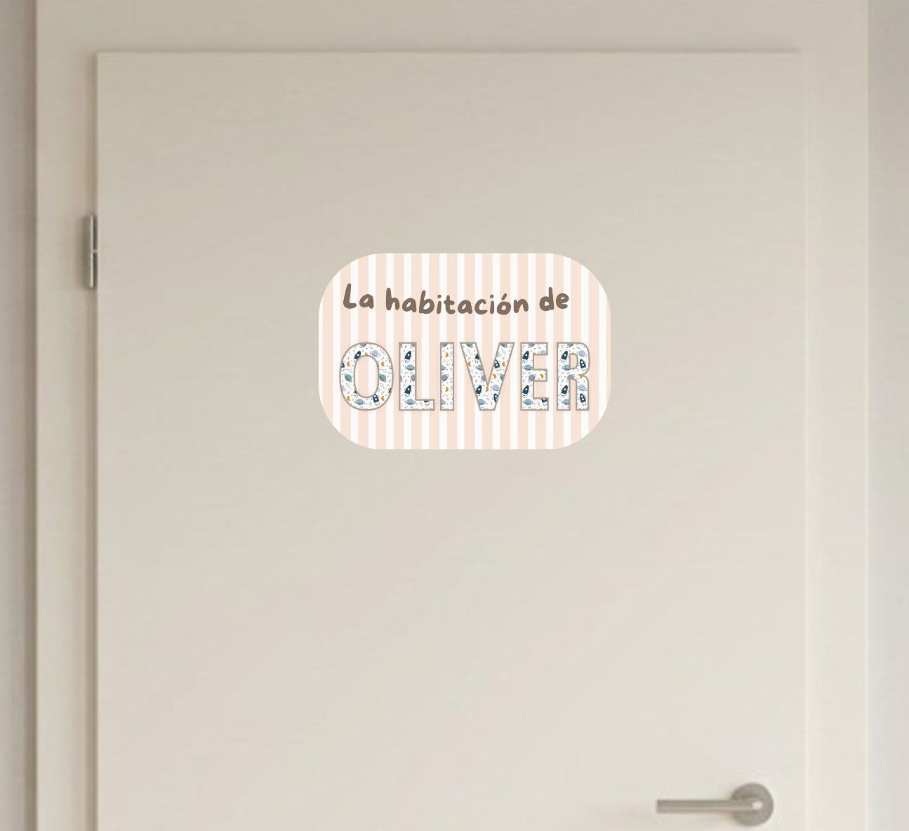 Vinilo puerta personalizado