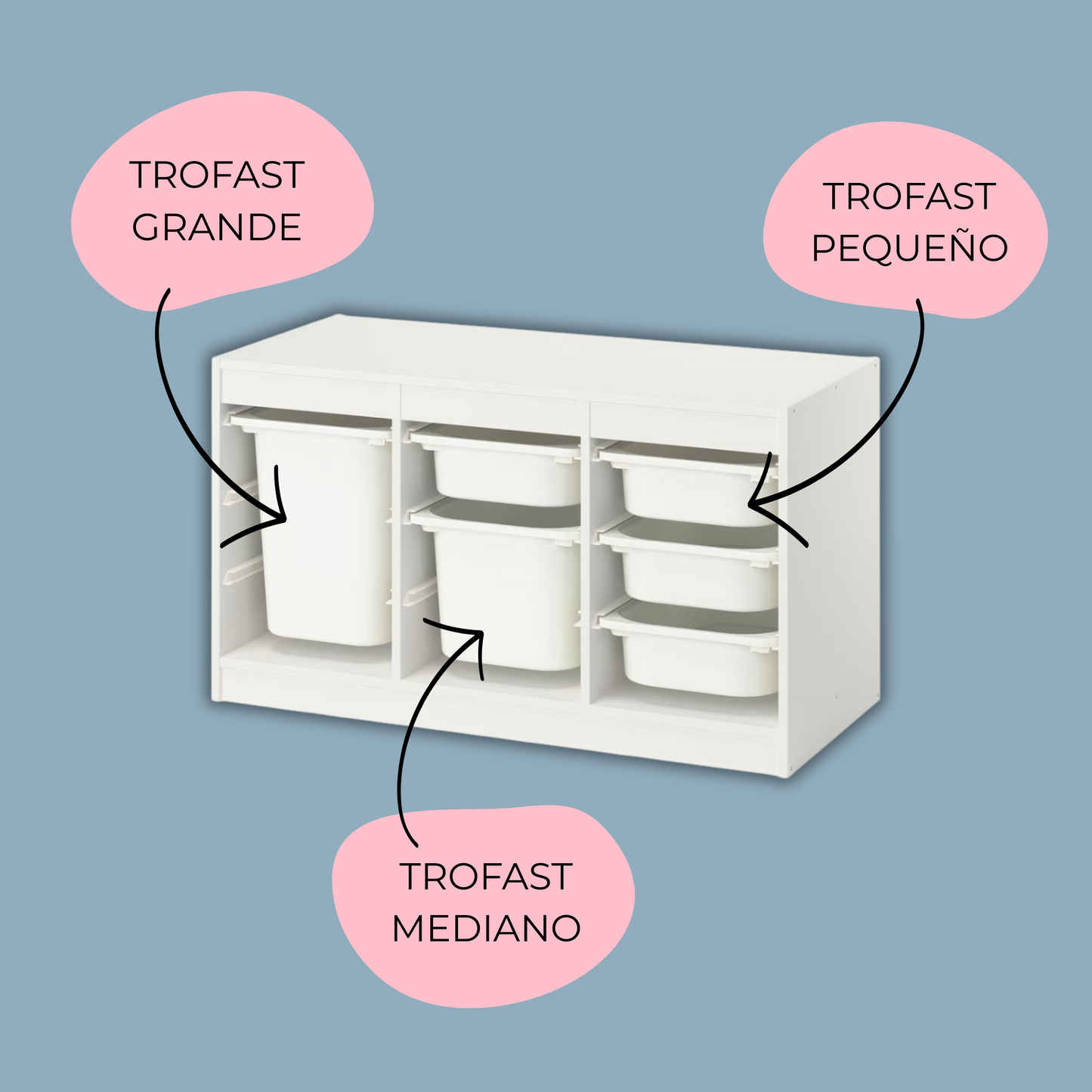 Vinilo TROFAST LEOPARDO (frente 30 cm)